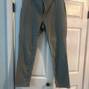 Market & Spruce Olive Straight Leg Pants